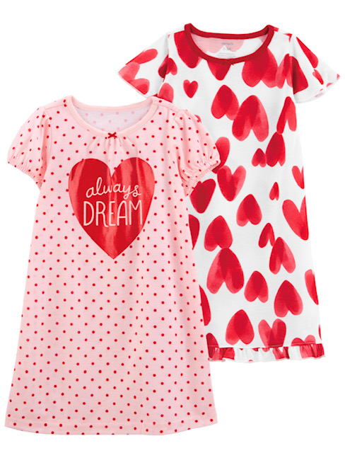 Kid's Valentine pajamas